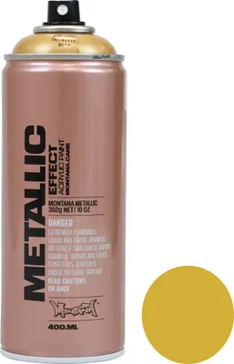 Produktbild von Lackspray Gold Metallic Effekt Acryllack 400ml für DIY, Kunst & Deko