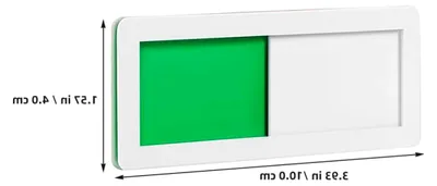 Produktbild von 3 Stück Selbstklebende Acryl Türschilder für Toilette Frei Besetzt mit Schnellanzeige für Badezimmer und WC