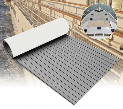 Zdjęcie produktu dla Pianka Eva do łodzi, podłoga z pianki Eva 240x60x0,5cm, wykładzina antypoślizgowa, podłoga antypoślizgowa do łodzi, wykładzina samoprzylepna, podłoga jachtowa do łodzi