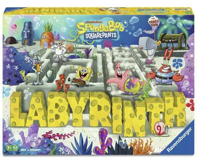 Zdjęcie produktu dla SpongeBob Labirynt – gra towarzyska i planszowa dla dzieci od 7 lat
