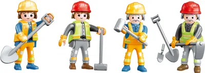 Image de Figurine de travailleur 7cm