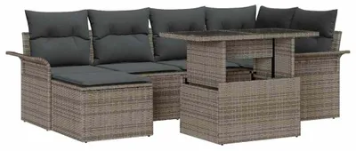 Zdjęcie produktu dla Modułowy zestaw mebli ogrodowych – wygodna i elastyczna sofa wypoczynkowa do użytku zewnętrznego