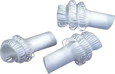 Produktbild von 100 Geflügelmanschetten Hähnchenmanschetten Lebensmittelecht Ø 18 x 45 mm Weiß