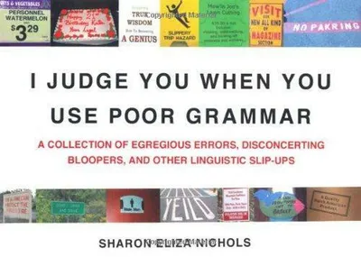 Zdjęcie produktu dla I Judge You When You Use Poor Grammar