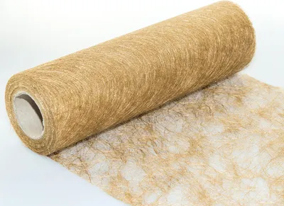 Produktbild von 25 m x 30 cm Sizoflor® Vlies Original Tischband Tischläufer Gold für Hochzeit, Weihnachten ...