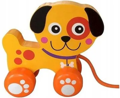 Produktbild von SmilyPlay Holz-Ziehhund SPW84981 49818
