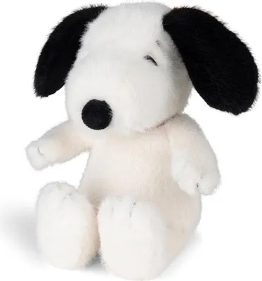 Produktbild von Snoopy ECO Fuzzy Cream 17 cm – Kuscheltier aus recyceltem Plüsch von Bon Ton Toys x Peanuts