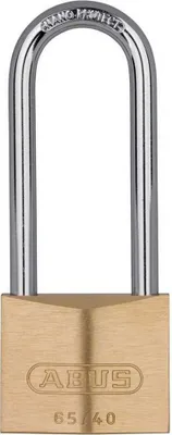 Obrázek produktu pro ABUS 65/40HB63 KD, Konvenční visací zámek, Zámek, Rozličné zámky, Mosaz, Mosaz, Kalená ocel