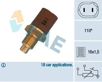 Obrázok produktu pre Snímač teploty chladiacej kvapaliny FAE 34450