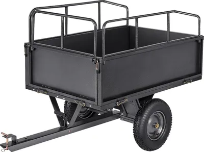 Produktbild von Stahl-Kippwagen 17 Kubikfuß 600 lb für ATV/UTV-Anhänger zum Ziehen hinter Schwerlastfahrzeugen