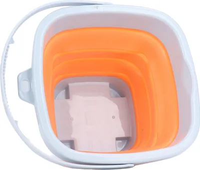 Immagine prodotto di Set di giochi da spiaggia, secchiello e palette pieghevoli, bambini interattivi per attività estive di festa, arancione