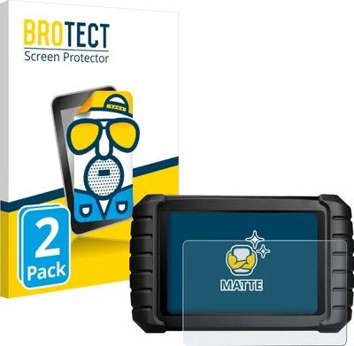Produktbild von 2x BROTECT Schutzfolie für iCarsoft CR Max Displayschutz Displayschutzfolie Folie Matt Entspiegelungsfolie