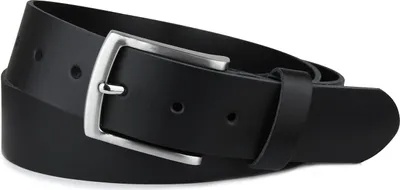 Produktbild von Damen Ledergürtel  GERMANY, 3.8 cm breit, Gürtel aus echtem Leder, Schwarz
