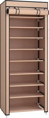 Image de Étagère à chaussures Famanu : stable et polyvalente - noire