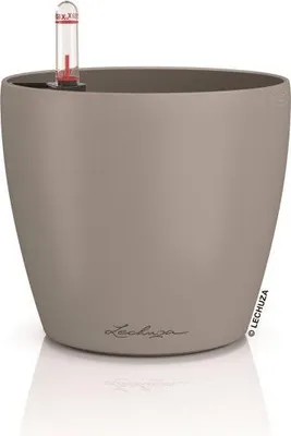 Obrázek produktu pro Lechuza Samozavlažovací květináč Classico Color, průměr 12 cm, písková hnědá