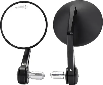 Immagine prodotto di Specchio da manubrio per moto, montaggio universale, regolabile a 360°, n. 2 specchietti