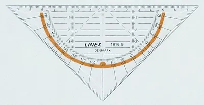 Produktbild von Geometriedreieck 16cm transparent Packung mit 10 Stück
