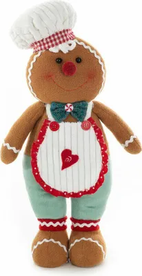 Obrázek produktu pro Eurofirany plyšová panenka Vánoční panenka 23x13x57 cm Vánoční centrála