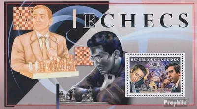 Produktbild von Briefmarken Guinea 2006 Mi Block 1000 (kompl. Ausgabe) postfrisch SCHACH - KASPAROV - KRAMNIK