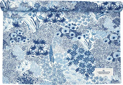 Produktbild von Greengate Kristel Tischläufer blue 140x45cm