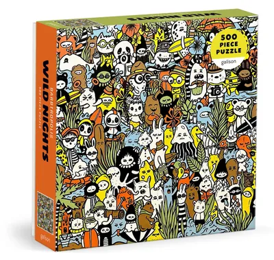 Produktbild von Barbtropolis Wild Nights 500 Piece Puzzle