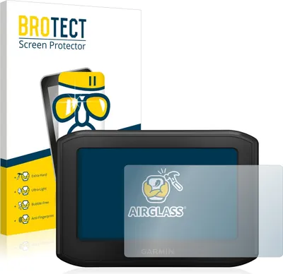 Produktbild von BROTECT Schutzglas für Garmin zumo 396 LMT-S Schutzfolie Panzer Folie Glas Display Schutz klar