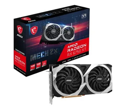 Produktbild von Radeon RX 6750 XT MECH 2X 12G V1, Grafikkarte