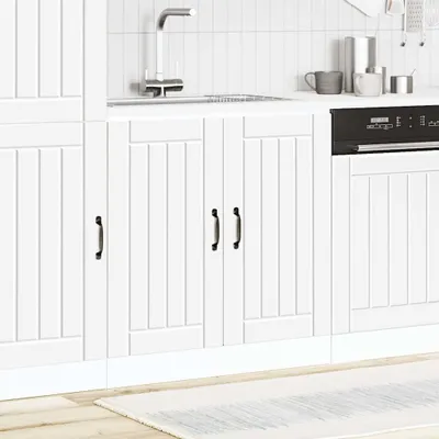 Produktbild von vidaXL Spülenunterschrank Lucca Weiß Holzwerkstoff