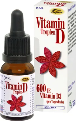 Produktbild von Espara Vitamin D 600 IE Tropfen, 15 ml Lösung