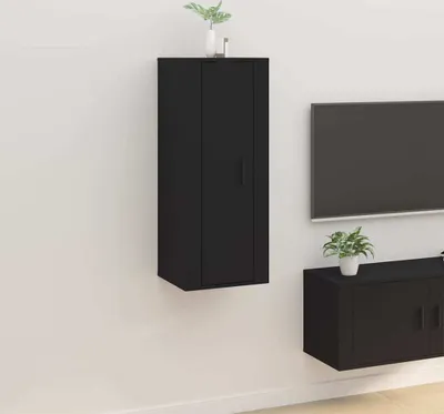 Obrázek produktu pro The Living Store TV nástěnná skříňka černá 40x34,5x100 cm
