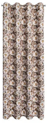 Obrázek produktu pro Eurofirany 409803, Sheer, Béžová, Vzorovaný, Polyester, Průchodka, 210 g/m²