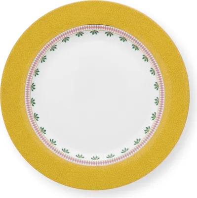 Image de Pip Studio Assiette plate La Majorelle Yellow 26,5 cm Porcelaine