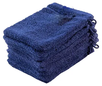 Produktbild von ARTG - Waschhandschuhe, Baumwolle, Unifarben LT4821 (Einheitsgröße) (Dunkelblau)