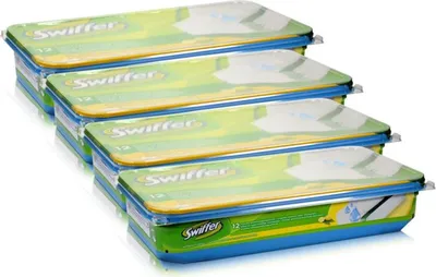 Produktbild von 4x Swiffer Wet Wischtuecher 12er