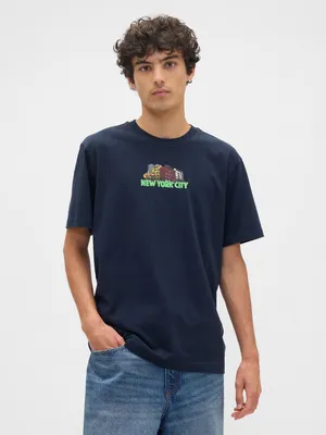 Produktbild von GAP Alltagstaugliches, weiches bedrucktes T-Shirt XXL