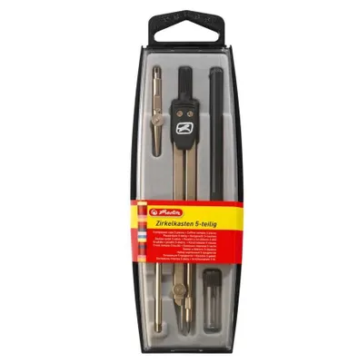 Image de herlitz Boîte à compas 5 pièces