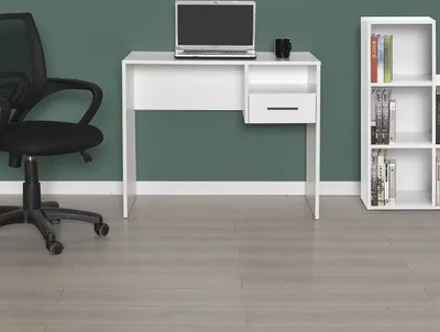 Produktbild von Skye Decor, Cms-105-Bb-1, Schreibtisch, Weiß, 100 % MELAMINBESCHICHTETE SPANPLATTEN, 90 x 52 x 75 cm