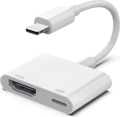 Produktbild von HDMI Lightning Adapter für Apple iPhone 5 6 7 8 Plus X 11 12 13 14 15 iPad Air Pro Mini USB Hub Kabel 1080p FHD Full HD Video Konverter Retoo