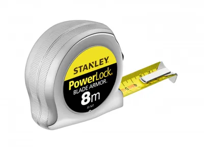 Obrázok produktu pre Stanley Powerlock steel ruler B/A 8 m x 25 mm vol. chrome k.