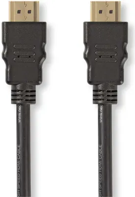 Produktbild von Nedis Cvgt34001Bk10 Hochgeschwindigkeits-Hdmi&Trade;-Kabel Met Ethernet Hdmi&Trade;-Connector - Hdmi&Trade;-Connector 1,0 M Zwart