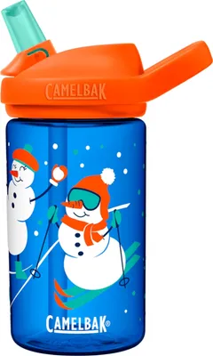 Produktbild von Camelbak Kinder Trinkflasche Eddy+ Plus Kids, 400 ml, Schneemann Schlitten - Blau