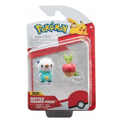 Produktbild von Jazwares Pokémon Battle Figure Set Figuren 2er-Pack Knapfel, Ottaro