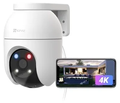 Produktbild von EZVIZ C8c 4K PTZ WLAN-Überwachungskamera für Außen