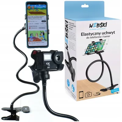 Produktbild von Webski Universal Flexibel Handy Kamera Tischhalterung 360 Grad
