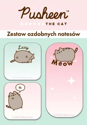 Produktbild von Pusheen Haftnotizen-Notizbuch-Set