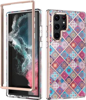 Obrázok produktu pre Puzdro pre Samsung Galaxy S22 Ultra 6,8', odolné, Boho