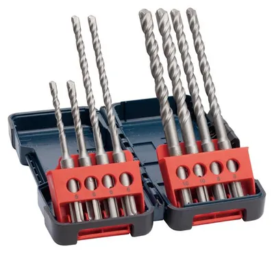 Produktbild von 8-teiliges Hammerbohrerset SDS plus-3, Tough Box, 5-10 mm