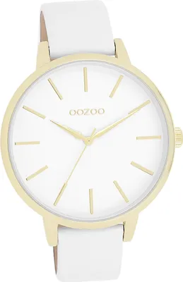 Image de Oozoo cuir femme montre analogique à quartz bracelet blanc Timepieces D2UOC11359