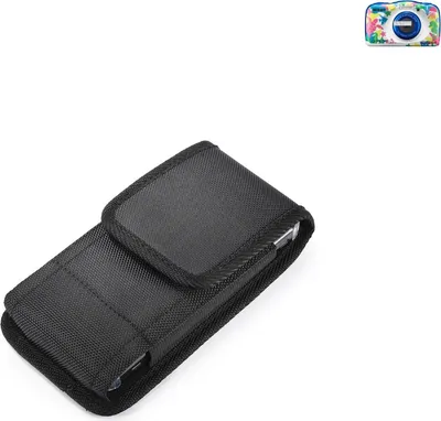 Produktbild von Holster Gürteltasche kompatibel mit Nikon Coolpix W100 Holster Gürtel Tasche wasserabweisend Handy Hülle Schutz Hülle Outdoor schwarz K-S-Trade