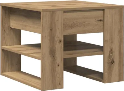 Produktbild von vidaXL Couchtisch Artisan-Eiche 55,5x55x45 cm Holzwerkstoff